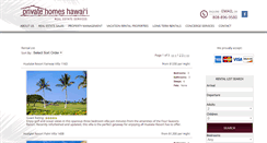 Desktop Screenshot of bookings.privatehomeshawaii.com